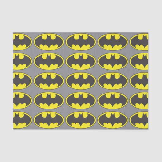 Batman Symbol | Becken-Oval-Logo Seidenpapier (Vorderseite)
