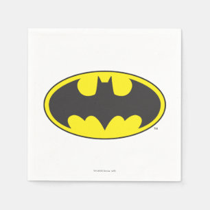 Batman Symbol Becken-Oval-Logo Serviette