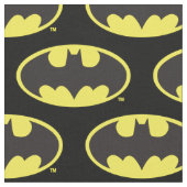 Batman Symbol | Becken-Oval-Logo Stoff (Nahaufnahme)