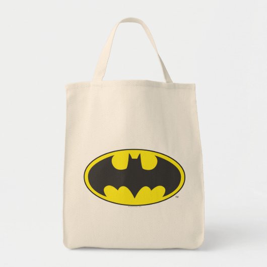 Batman Symbol | Becken-Oval-Logo Tragetasche (Vorne)