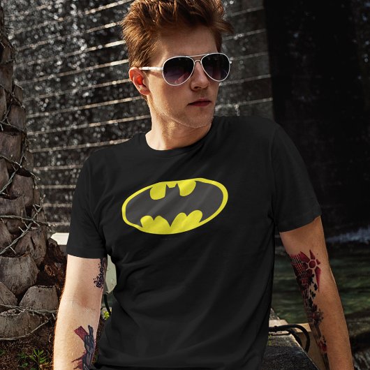 Batman Symbol | Becken-Oval-Logo Tri-Blend Shirt