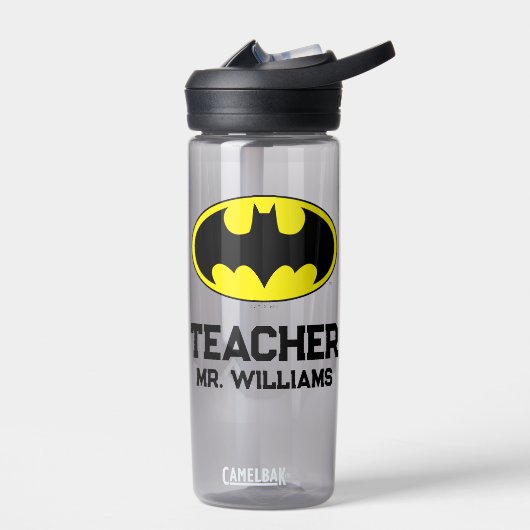 Batman Symbol | Becken-Oval-Logo Trinkflasche (Links)