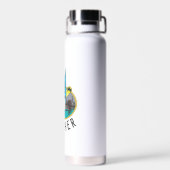 Batman Symbol | Becken-Oval-Logo Trinkflasche (Rückseite)