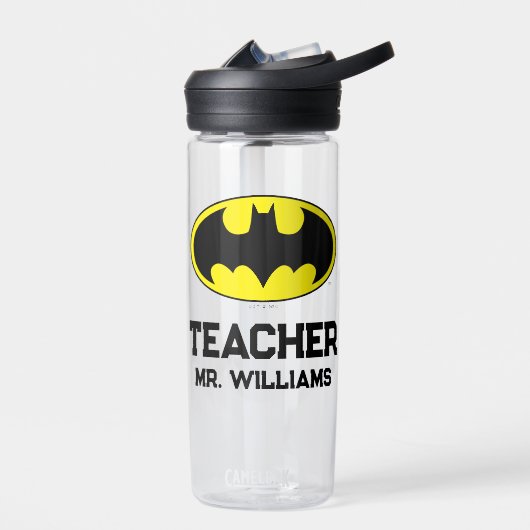 Batman Symbol | Becken-Oval-Logo Trinkflasche (Links)