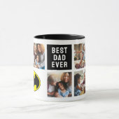 Batman Symbol | Beste Vater-FotoCollage Tasse (Zentrum)