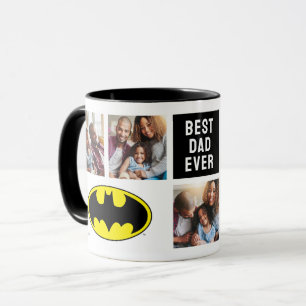 Batman Symbol   Beste Vater-FotoCollage Tasse