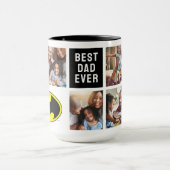 Batman Symbol | Beste Vater-FotoCollage Tasse (Zentrum)