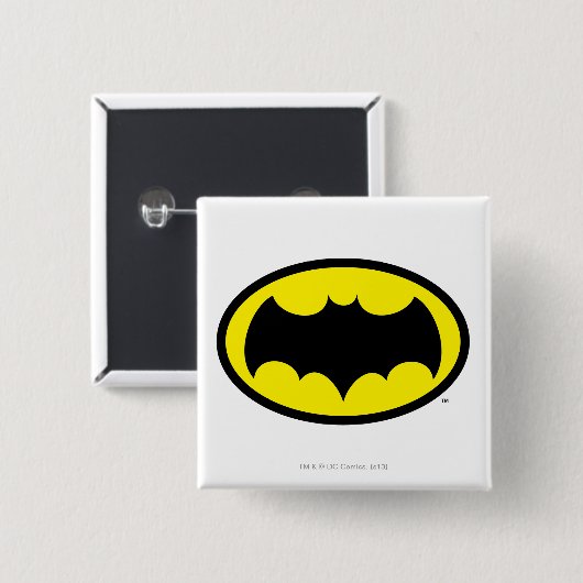 Batman Symbol Button (Vorne & Hinten)