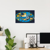 Batman Symbol | Classic Collage Logo Poster (Heimbüro)