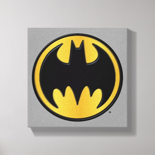 Batman Symbol | Classic Logo Leinwanddruck (Vorderseite)
