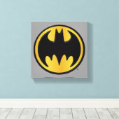 Batman Symbol | Classic Logo Leinwanddruck (Insitu (Holzboden))