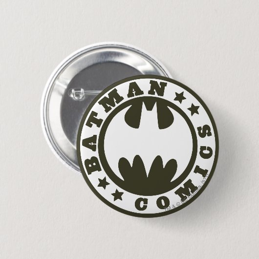 Batman Symbol | COMICEN Button (Vorne & Hinten)