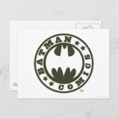 Batman Symbol | COMICEN Postkarte (Vorne/Hinten)