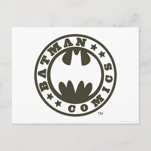 Batman Symbol | COMICEN Postkarte (Vorderseite)