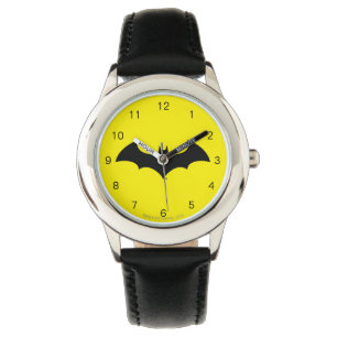 Batman Symbol Einfache Bat-Silhouette Armbanduhr