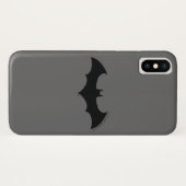 Batman Symbol | Einfache Bat-Silhouette Case-Mate iPhone Hülle (Rückseite (Horizontal))