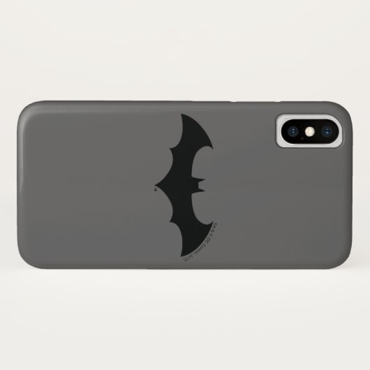 Batman Symbol | Einfache Bat-Silhouette Case-Mate iPhone Hülle (Rückseite (Horizontal))