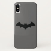 Batman Symbol | Einfache Bat-Silhouette Case-Mate iPhone Hülle (Rückseite)