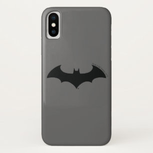 Batman Symbol   Einfache Bat-Silhouette iPhone X Hülle