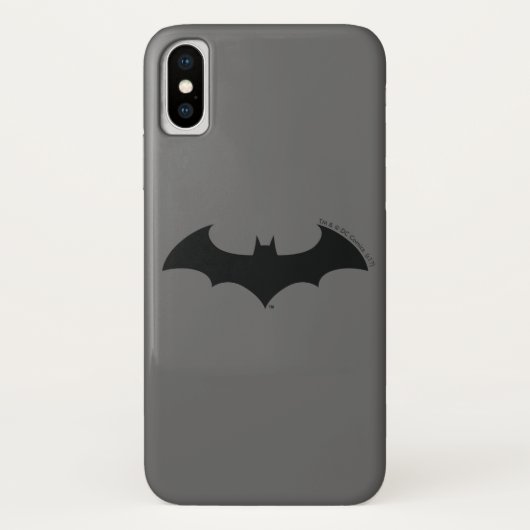 Batman Symbol | Einfache Bat-Silhouette Case-Mate iPhone Hülle (Rückseite)