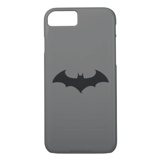 Batman Symbol | Einfache Bat-Silhouette Case-Mate iPhone Hülle (Rückseite)