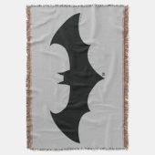 Batman Symbol | Einfache Bat-Silhouette Decke (Vorderseite Vertikal)