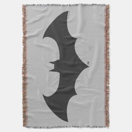 Batman Symbol | Einfache Bat-Silhouette Decke (Vorderseite Vertikal)