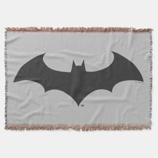 Batman Symbol | Einfache Bat-Silhouette Decke (Vorderseite)