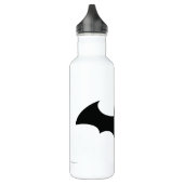 Batman Symbol | Einfache Bat-Silhouette Edelstahlflasche (Links)