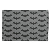 Batman Symbol | Einfache Bat-Silhouette Kissenbezug (Rückseite)