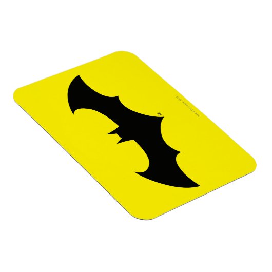 Batman Symbol | Einfache Bat-Silhouette Magnet (Rechte Seite)