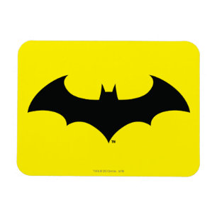 Batman Symbol   Einfache Bat-Silhouette Magnet