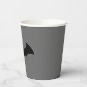 Batman Symbol | Einfache Bat-Silhouette Pappbecher (Links)