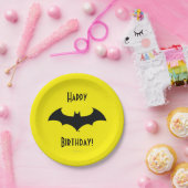 Batman Symbol | Einfache Bat-Silhouette Pappteller (Party)