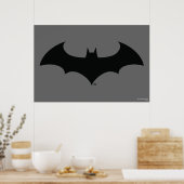 Batman Symbol | Einfache Bat-Silhouette Poster (Küche)