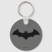 Batman Symbol | Einfache Bat-Silhouette Schlüsselanhänger (Vorderseite)