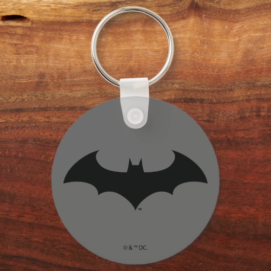Batman Symbol | Einfache Bat-Silhouette Schlüsselanhänger (Vorderseite)