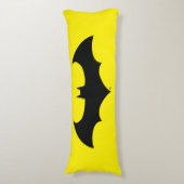 Batman Symbol | Einfache Bat-Silhouette Seitenschläferkissen (Vorderseite Vertikal)