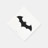 Batman Symbol | Einfache Bat-Silhouette Serviette (Ecke)