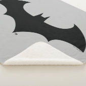 Batman Symbol | Einfache Bat-Silhouette Sherpadecke (3/4)