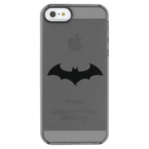Batman Symbol   Einfache Bat-Silhouette Durchsichtige iPhone SE/5/5s Hülle