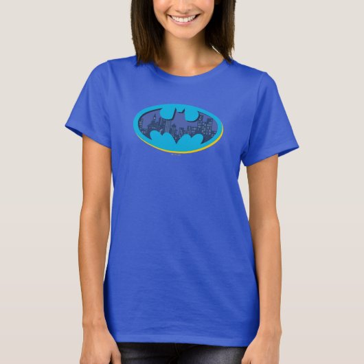 Batman | Symbol für die Stadt Arkham T-Shirt (Vorderseite)