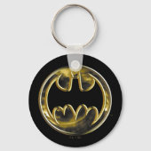 Batman Symbol | Gold-Logo Schlüsselanhänger (Vorderseite)