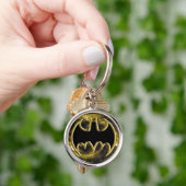 Batman Symbol | Gold-Logo Schlüsselanhänger (Hand)