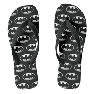 Batman Symbol   Grainy-Logo Badesandalen