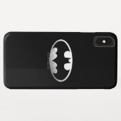Batman Symbol | Grainy-Logo Case-Mate iPhone Hülle (Rückseite (Horizontal))