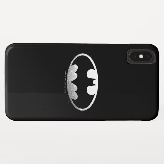 Batman Symbol | Grainy-Logo Case-Mate iPhone Hülle (Rückseite (Horizontal))