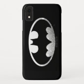 Batman Symbol | Grainy-Logo Case-Mate iPhone Hülle (Rückseite)
