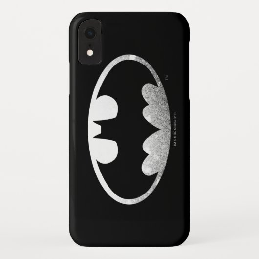 Batman Symbol | Grainy-Logo Case-Mate iPhone Hülle (Rückseite)