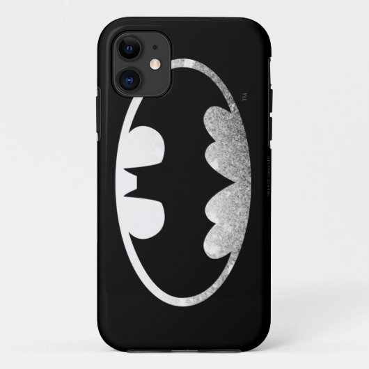 Batman Symbol | Grainy-Logo Case-Mate iPhone Hülle (Rückseite)